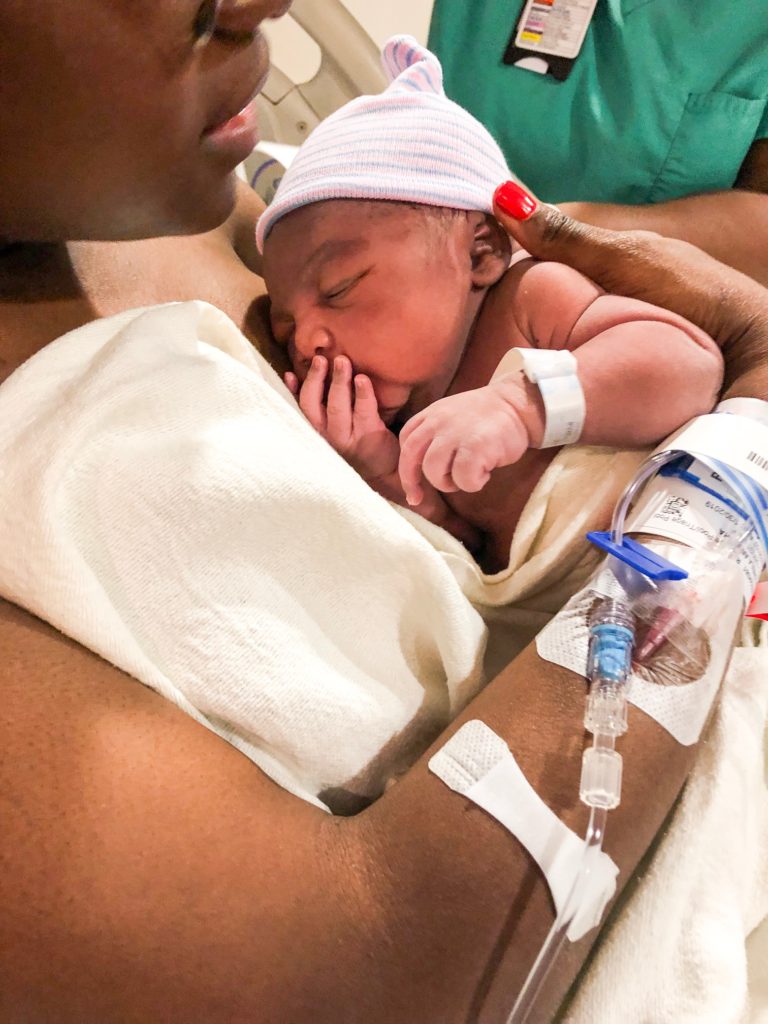 baby boy, delivery, labor and delivery, hospital, birth story 