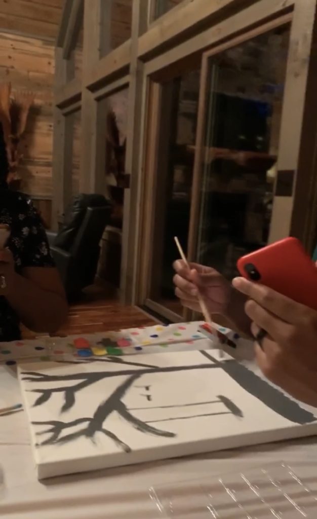 sip n paint, couples trip activity 