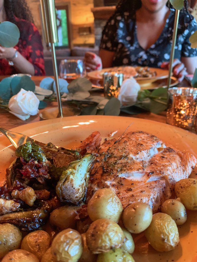 cabin trip dinner, couples dinner date